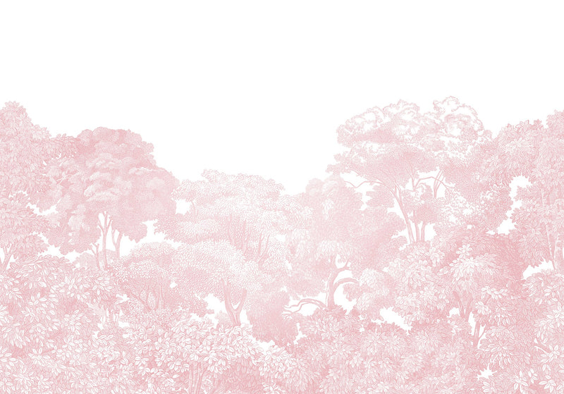 FR13057-8 Bellewood Pink (400 x 280 cm) Dusty Pink Mural by Rebel Walls