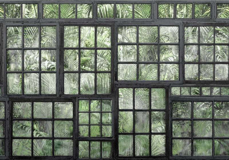 FR14372-8 Perspective Jardin Noir (400 x 280 cm) Well-Being Mural by Rebel Walls