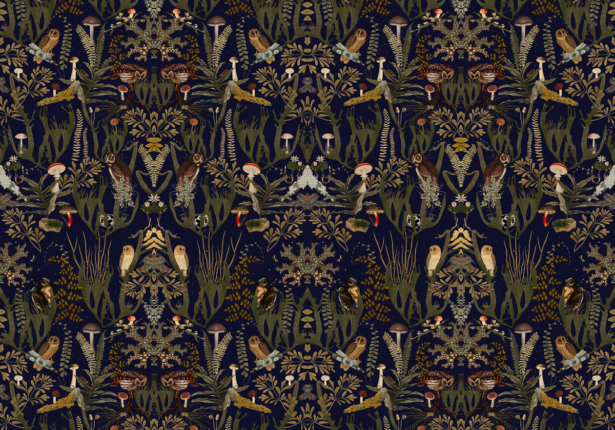 FR16211-8 The Swedish Forest (400 x 280 cm) Day & Night Mural by Rebel Walls