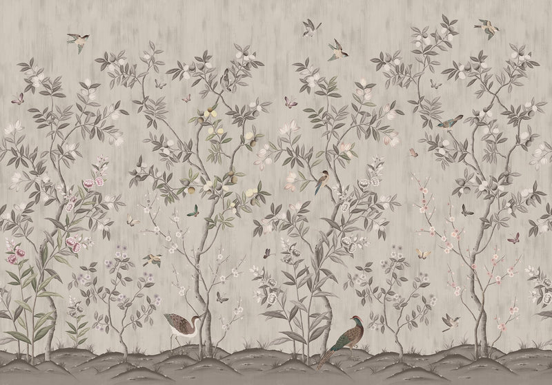 FR16743-8 Chinoiserie Chic Powder Beige (300 x 280 cm) La Chinoiserie Mural by Rebel Walls