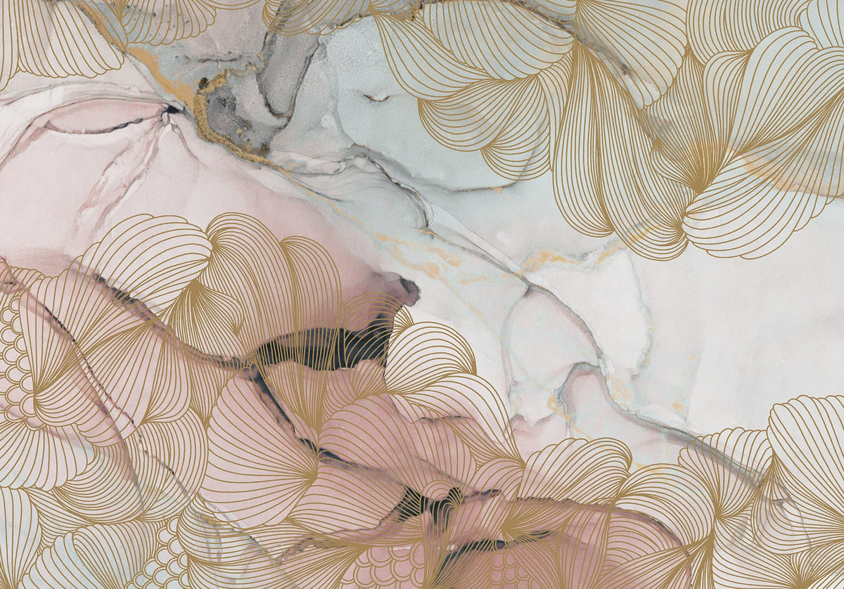 FR17092-8 Opulence Pink Marble (400 x 280 cm) Re:Create Mural by Rebel Walls