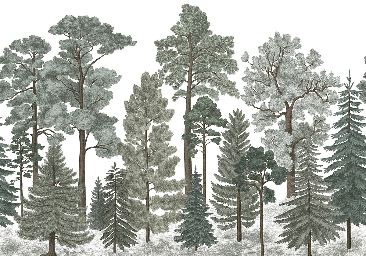 FR17202-8 Scandinavian Bellewood Frost (400 x 280 cm) Pops Mural by Rebel Walls