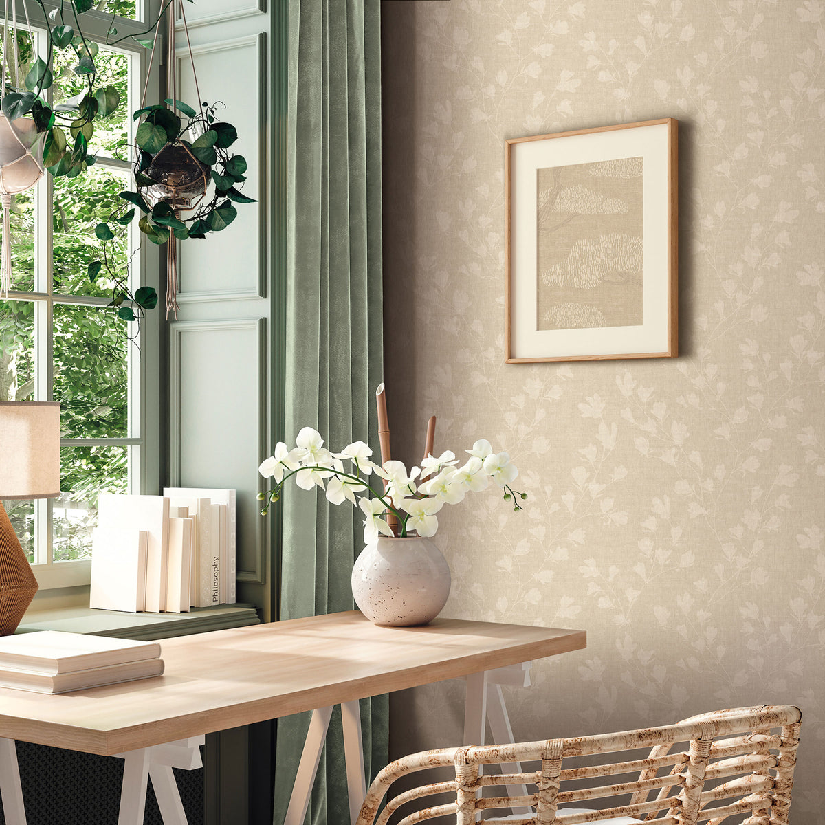 Floral Trail Fusion Wallpaper By Galerie