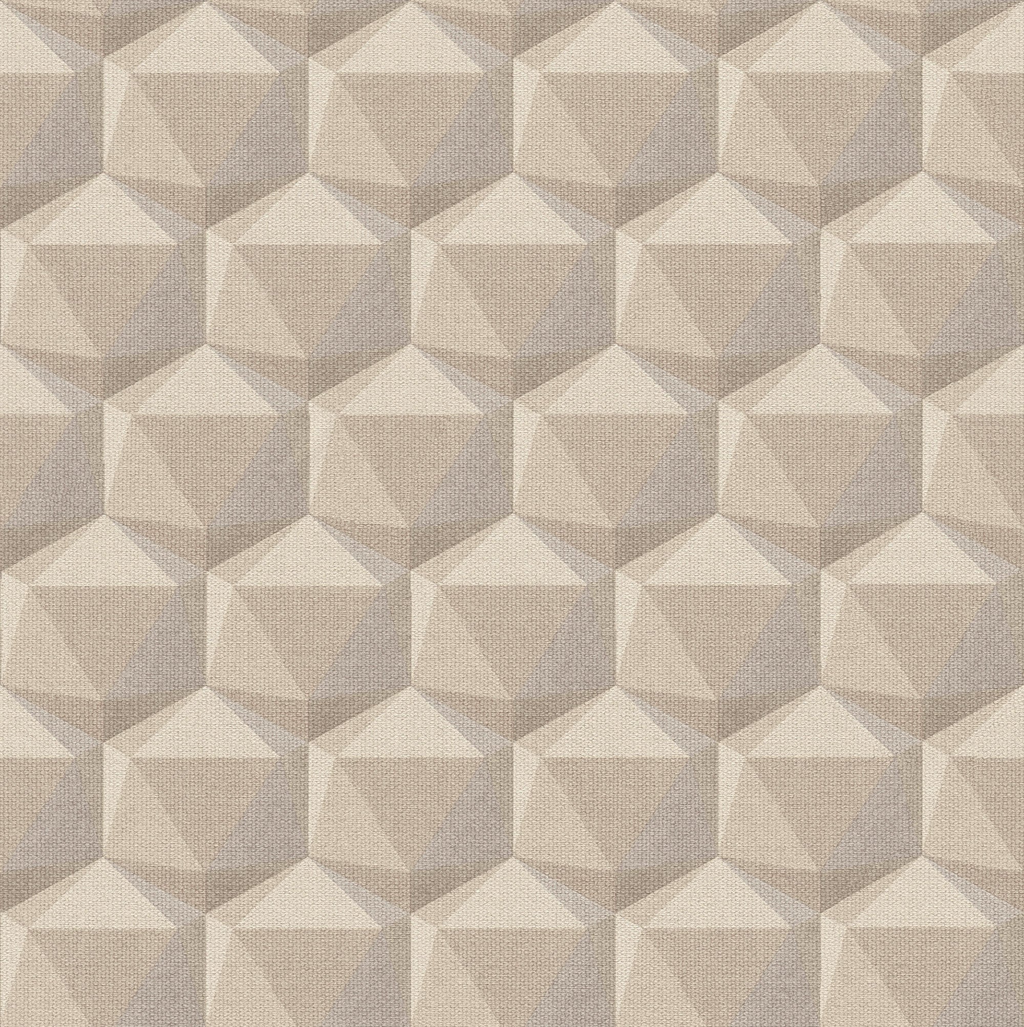 FS72022 Geometric Motif Fusion Wallpaper By Galerie