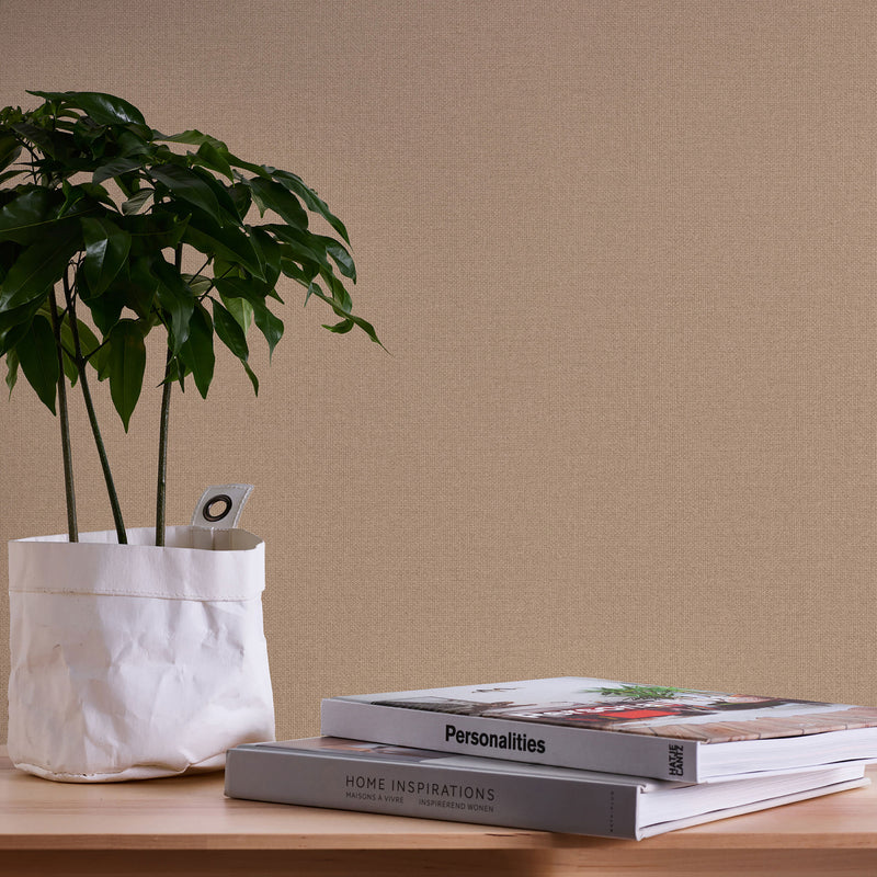 FS72030 Hessian Effect Textured Fusion Wallpaper By Galerie