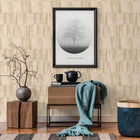 FS72031 Geo Point Wood Effect Fusion Wallpaper By Galerie
