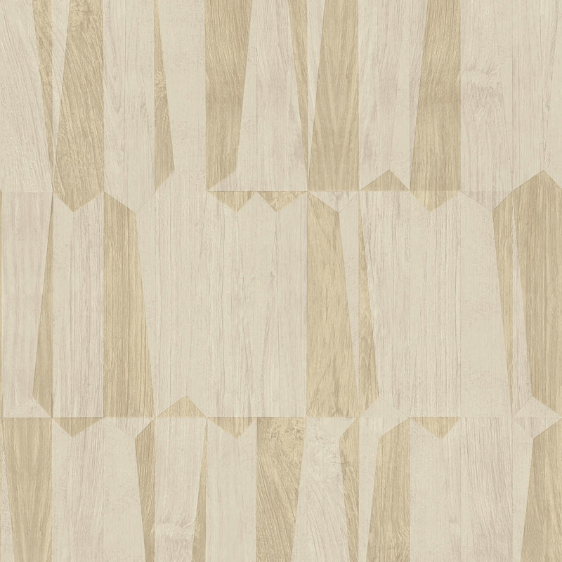 FS72031 Geo Point Wood Effect Fusion Wallpaper By Galerie