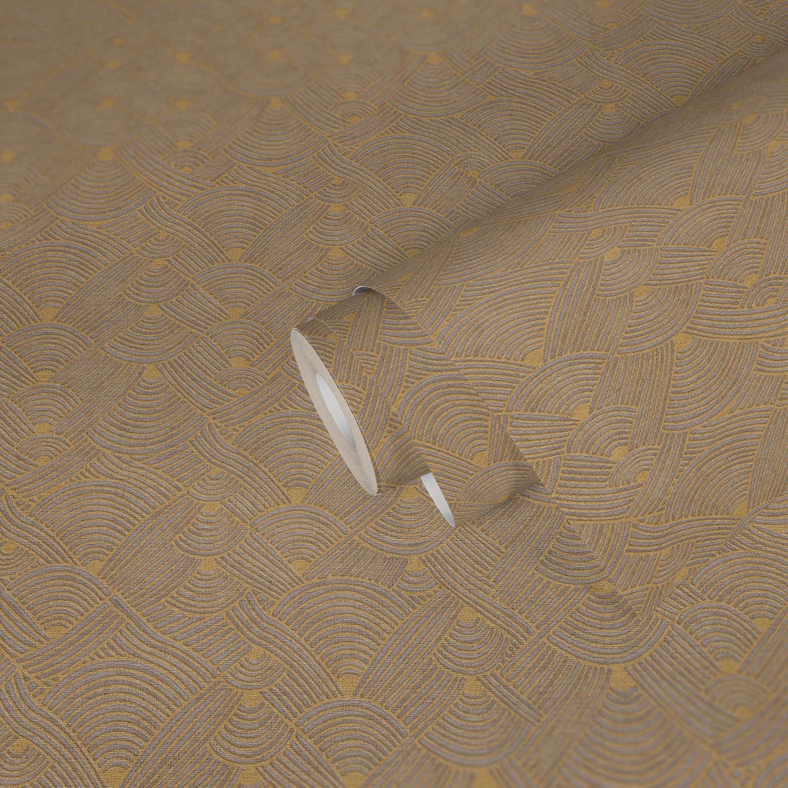 FS72033 Geo Swirl Fusion Wallpaper By Galerie