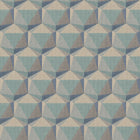 FS72042 Geometric Motif Fusion Wallpaper By Galerie