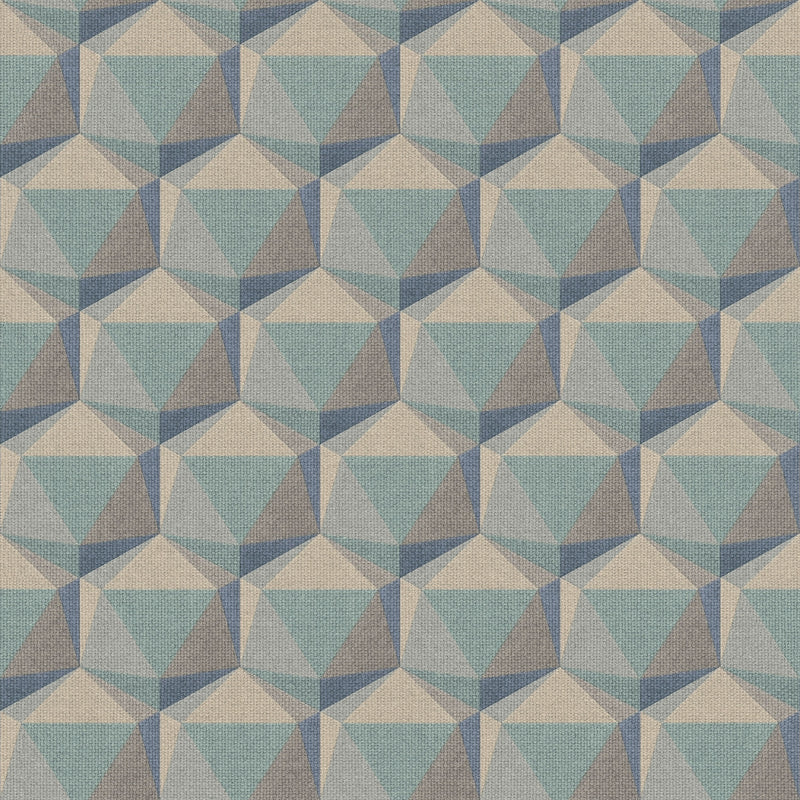 FS72042 Geometric Motif Fusion Wallpaper By Galerie