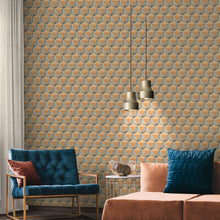 FS72045 Geometric Motif Fusion Wallpaper By Galerie