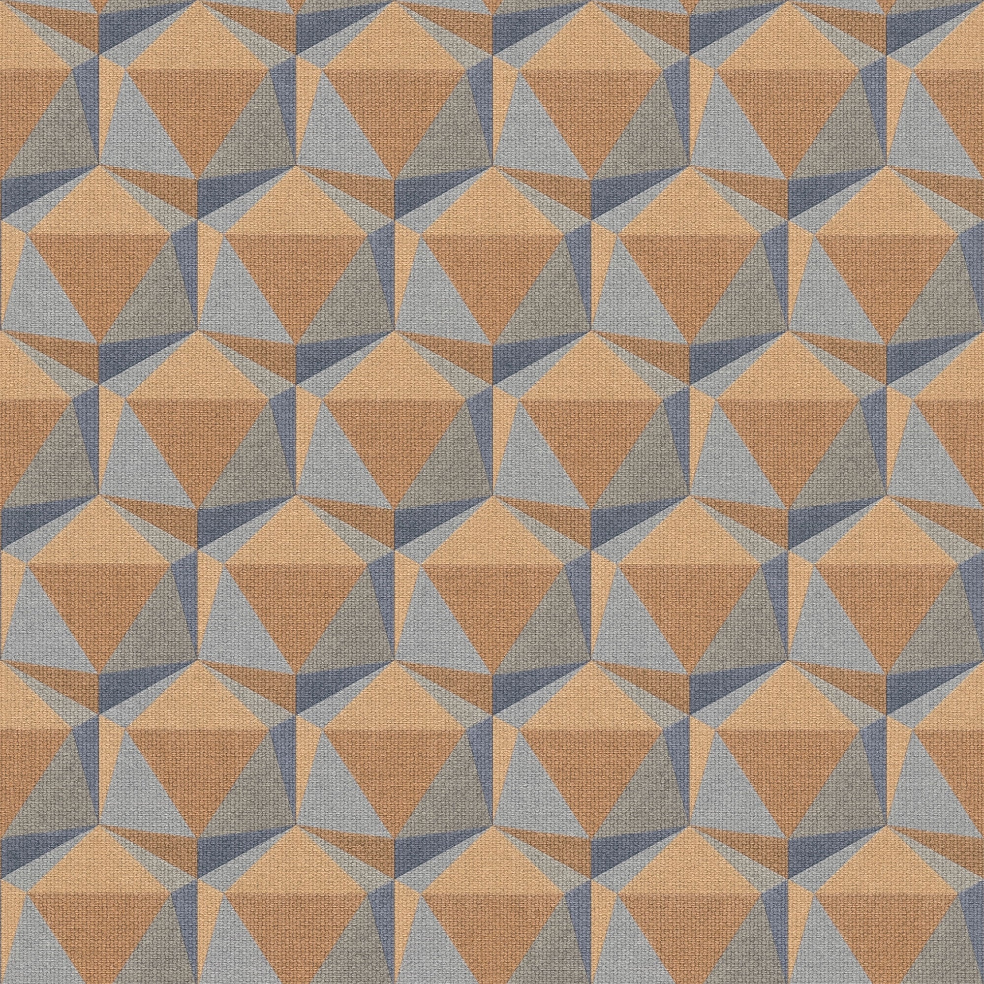 FS72045 Geometric Motif Fusion Wallpaper By Galerie