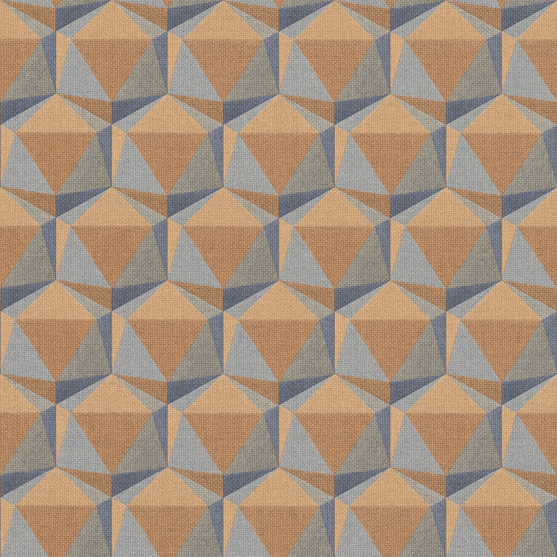 FS72045 Geometric Motif Fusion Wallpaper By Galerie
