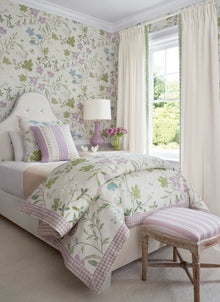 F914623 Bloom Lilac Fabric by Thibaut