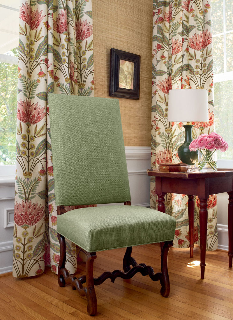 F914607 Lotus Natural Fabric by Thibaut