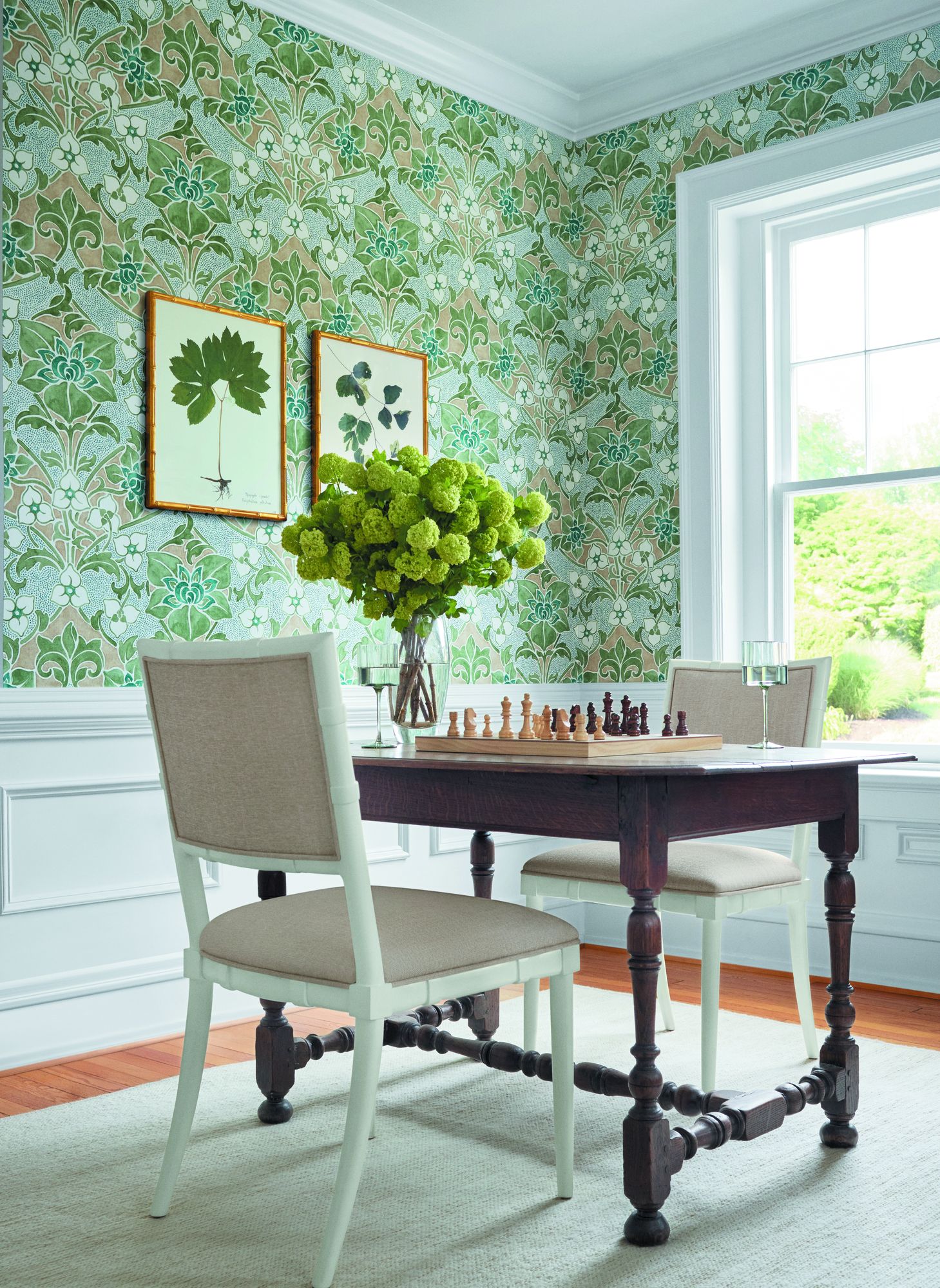 F914600 Woodford Sage Fabric by Thibaut