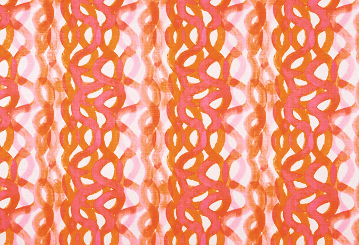 Fathom Hot Pink fabric by Christopher Farr Cloth