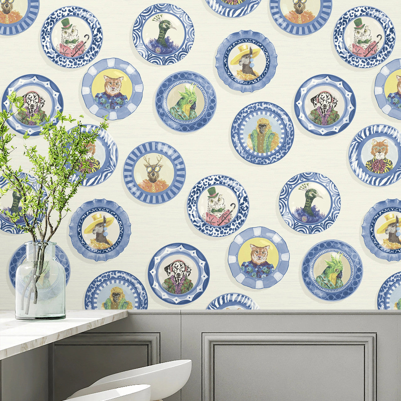 BMPP004/03B Fine China Wallpaper by Brand McKenzie