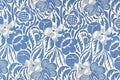 Fleurs Etoilees Cobalt Wallpaper by Christopher Farr Cloth