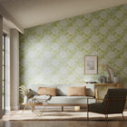112937 Flourish Colour 3 Tree Canopy Wallpaper by Harlequin