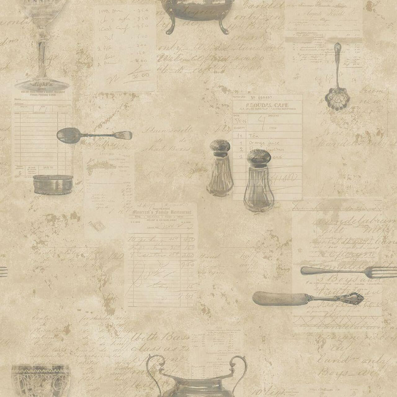 G12292 Kitchen Recipes Wallpaper By Galerie