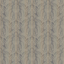 G34145 Metallic Thin Stripe with Paisley Nordic Elements Wallpaper by Galerie