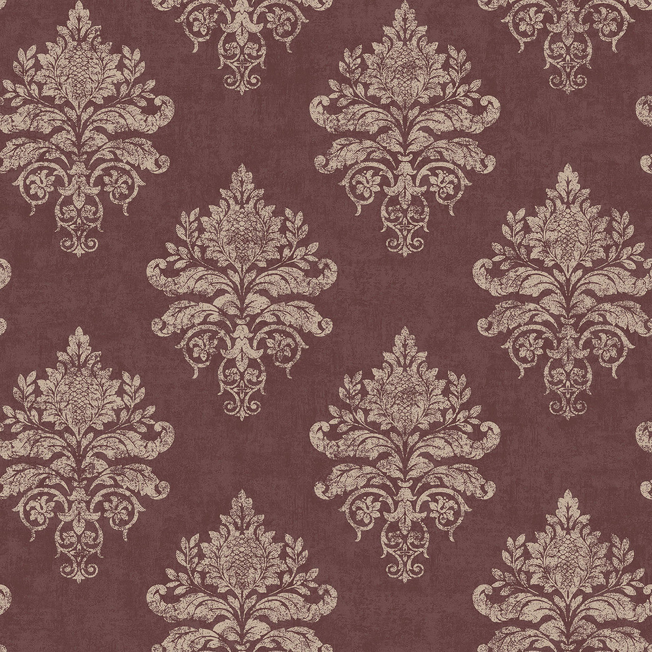 G34158 Medallion Damask Nordic Elements Wallpaper by Galerie