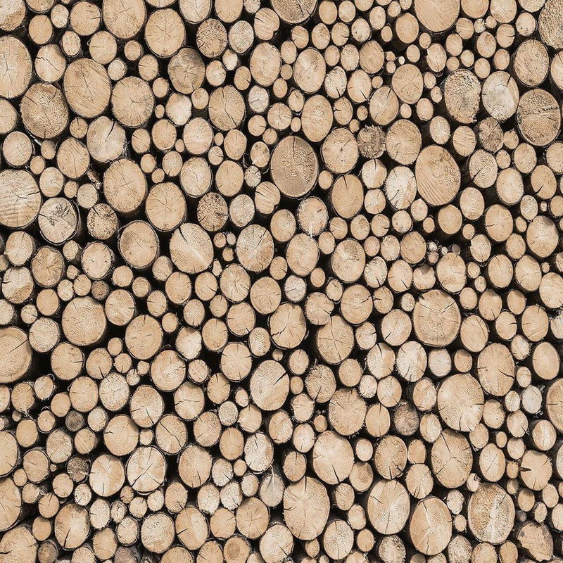 G45275 Logs Global Fusion Mural By Galerie