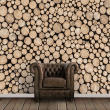 G45275 Logs Global Fusion Mural By Galerie