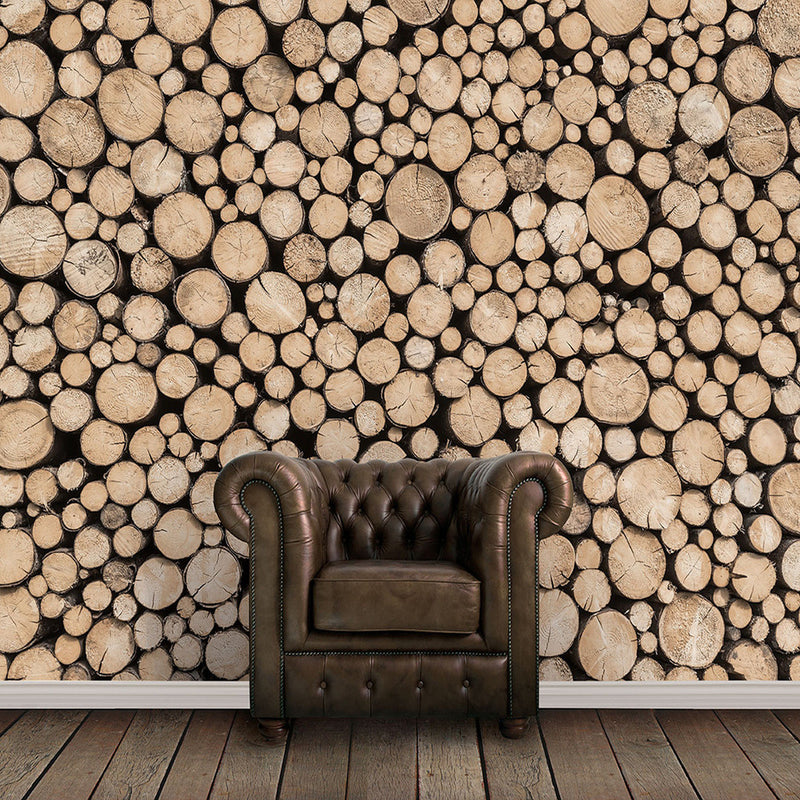 G45275 Logs Global Fusion Mural By Galerie