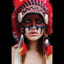 Native American Global Fusion Mural By Galerie