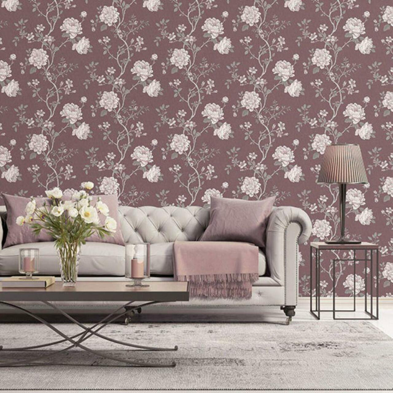 G45304 Vintage Roses Wallpaper By Galerie