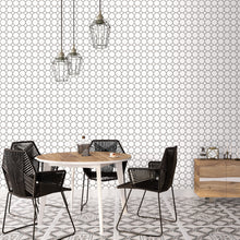 G45405 Bee Hive Just Kitchens Black and White Wallpaper By Galerie