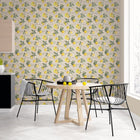 G45410 Citron Botanical Just Kitchens Taupe Wallpaper By Galerie