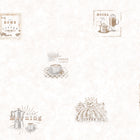 G45414 Coffee Just Kitchens Beige Wallpaper By Galerie