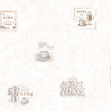 G45414 Coffee Just Kitchens Beige Wallpaper By Galerie