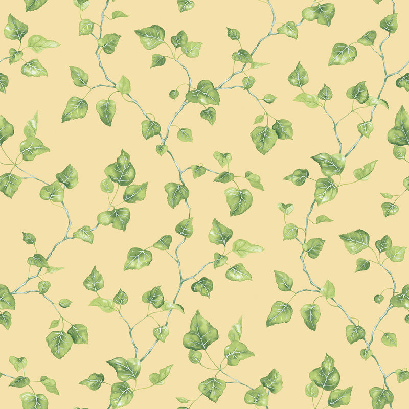 G45430 Just Ivy Just Kitchens Yellow and Green Wallpaper By Galerie