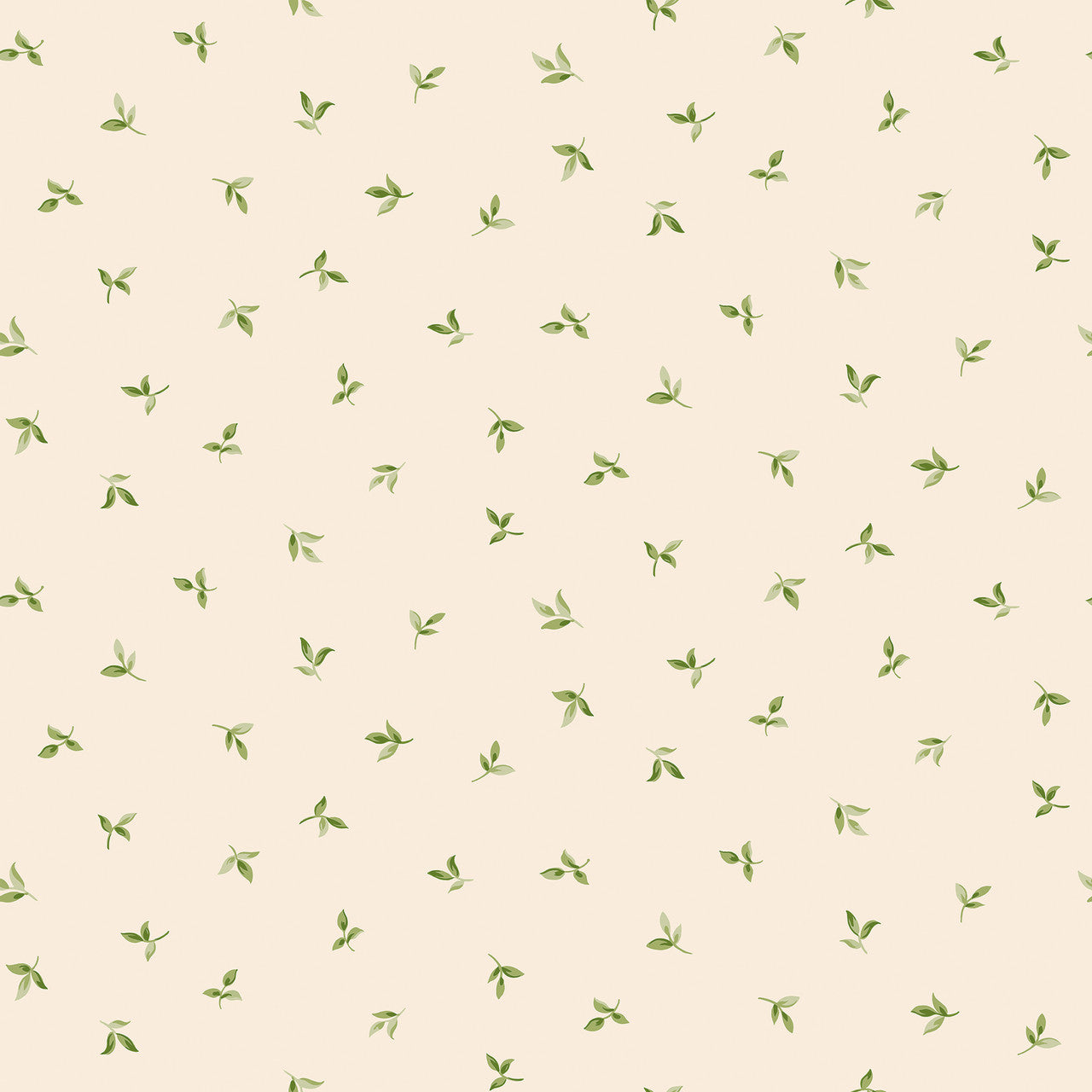 G45436 Leaf Toss Just Kitchens Taupe and Green Wallpaper By Galerie