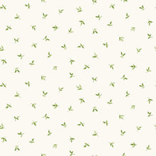 G45437 Leaf Toss Just Kitchens Green and White Wallpaper By Galerie