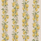 Lemon Stripe Just Kitchens Yellow and Beige Wallpaper By Galerie