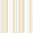 G45447 Multi Stripe Just Kitchens Taupe and Green Wallpaper By Galerie