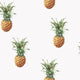 Pineapples Just Kitchens White, Green and Brown Wallpaper By Galerie