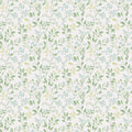 Spring leaf trail Just Kitchens Green and Blue Wallpaper By Galerie