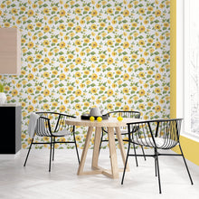 G45458 Sunflower Trail Just Kitchens Yellow, Green and White Wallpaper By Galerie