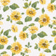 Sunflower Trail Just Kitchens Yellow, Green and White Wallpaper By Galerie