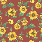 G45459 Sunflower Trail Just Kitchens Red and Yellow Wallpaper By Galerie