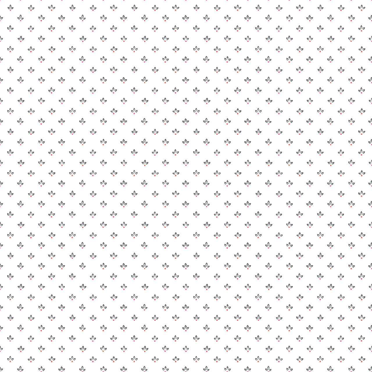 G45461 Tri Leaf Just Kitchens Black and Red Wallpaper By Galerie