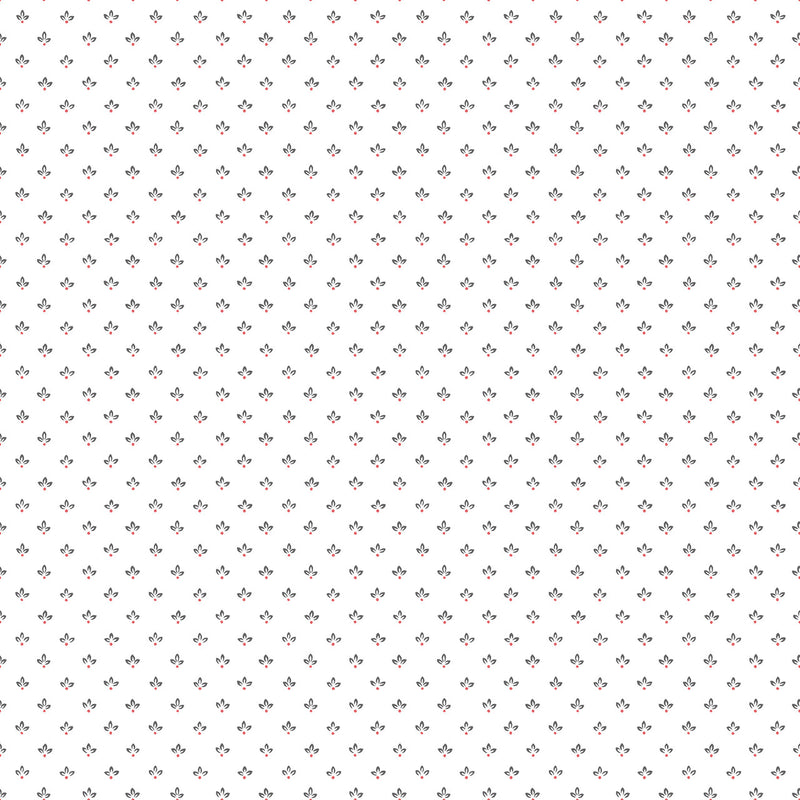 G45461 Tri Leaf Just Kitchens Black and Red Wallpaper By Galerie