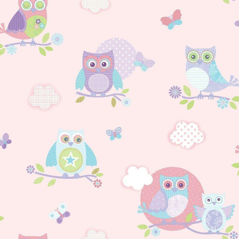 G56036 Just 4 Kids 2 Owl Wallpaper By Galerie