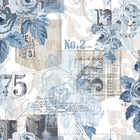 G56264 Denim Rose Floral Trail Nordic Elements Wallpaper by Galerie
